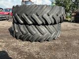 Miniaturansicht von Firestone 18.4R38 Radial 7000 Reifen, Felge und Felge (2x)
