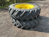 Miniaturansicht von Firestone 18.4R38 Radial 7000 Reifen, Felge und Felge (2x)