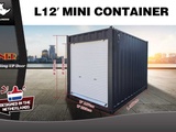 Minituur van 2025 Rhino-Cross-Containers 12ft Zeecontainer met roldeur