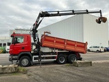 Minituur van 2009 Scania G420 Kieper vrachtwagen met kraan