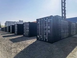 Minituur van Rhino-Cross-Containers - 40ft High Cube zwart - Zeecontainer met 2 Zijdeuren - 2025