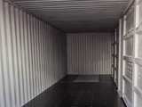 Minituur van Rhino-Cross-Containers - 40ft High Cube zwart - Zeecontainer met 2 Zijdeuren - 2025