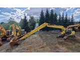 Minituur van 2002 Komatsu PC 210 LC rupsgraafmachine met groot bereik