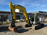 Minituur van 2017 Wacker Neuson EZ80 rupsgraafmachine