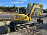 Minituur van 2017 Wacker Neuson EZ80 rupsgraafmachine