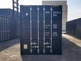Minituur van Rhino-Cross-Containers - 40ft High Cube zwart - Zeecontainer met 2 Zijdeuren - 2025