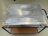 Thumbnail of Zero-point clamping plate on workshop trolley