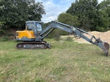 Minituur van VOLVO EC55D Rupsgraafmachine