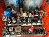 Thumbnail of Lots of machine tools and accessories with workshop cabinet
