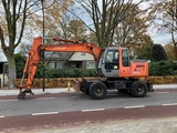 Minituur van Hitachi - 2008 - ZX130W - Banden graafmachine