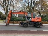 Minituur van Hitachi - 2008 - ZX130W - Banden graafmachine