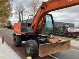 Minituur van Hitachi - 2008 - ZX130W - Banden graafmachine