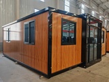 Minituur van 2025 Rhino-Houses 36,5 m2 Bruin 2 slaapkamers, badkamer en keuken Mobiele woonunit / Tiny house