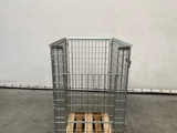 Minituur van Stalen palletkooi voor europallets 1230x1500x820 mm (75x)