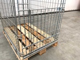 Minituur van Stalen palletkooi voor europallets 1230x1500x820 mm (75x)