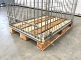 Minituur van Stalen palletkooi voor europallets 1230x1500x820 mm (75x)
