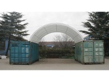Minituur van Greenland - 2025 - 6 x 6 x 2 meter - container overkapping