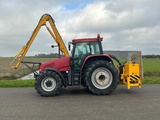 Minituur van 2002 Case IH CS110 Vierwielaangedreven landbouwtractor met Herder MBK503LS maaiarm