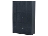 Minituur van Povag LKP-343 Locker - 4 delig - 16 deurs - 1800x1170x500 mm