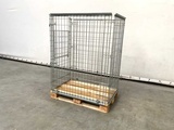 Minituur van Stalen palletkooi voor europallets 1230x1500x820 mm (25x)