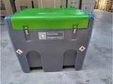 Minituur van Brandstof opslagtank IBC 400 liter