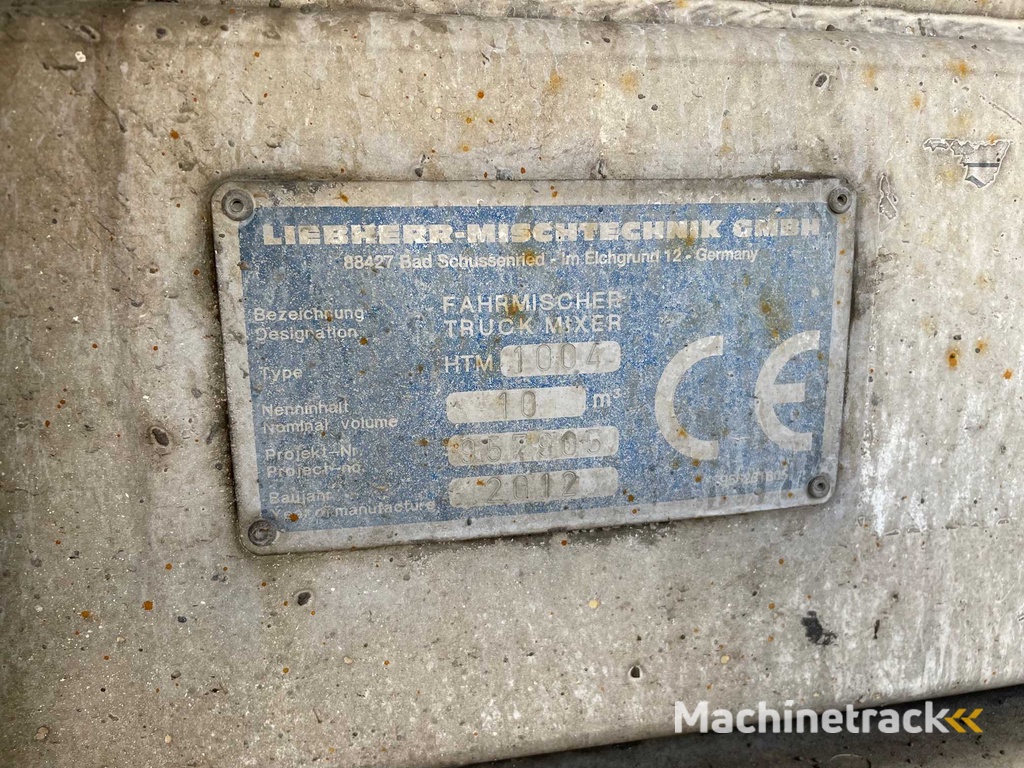 Liebherr Mixer 10m3