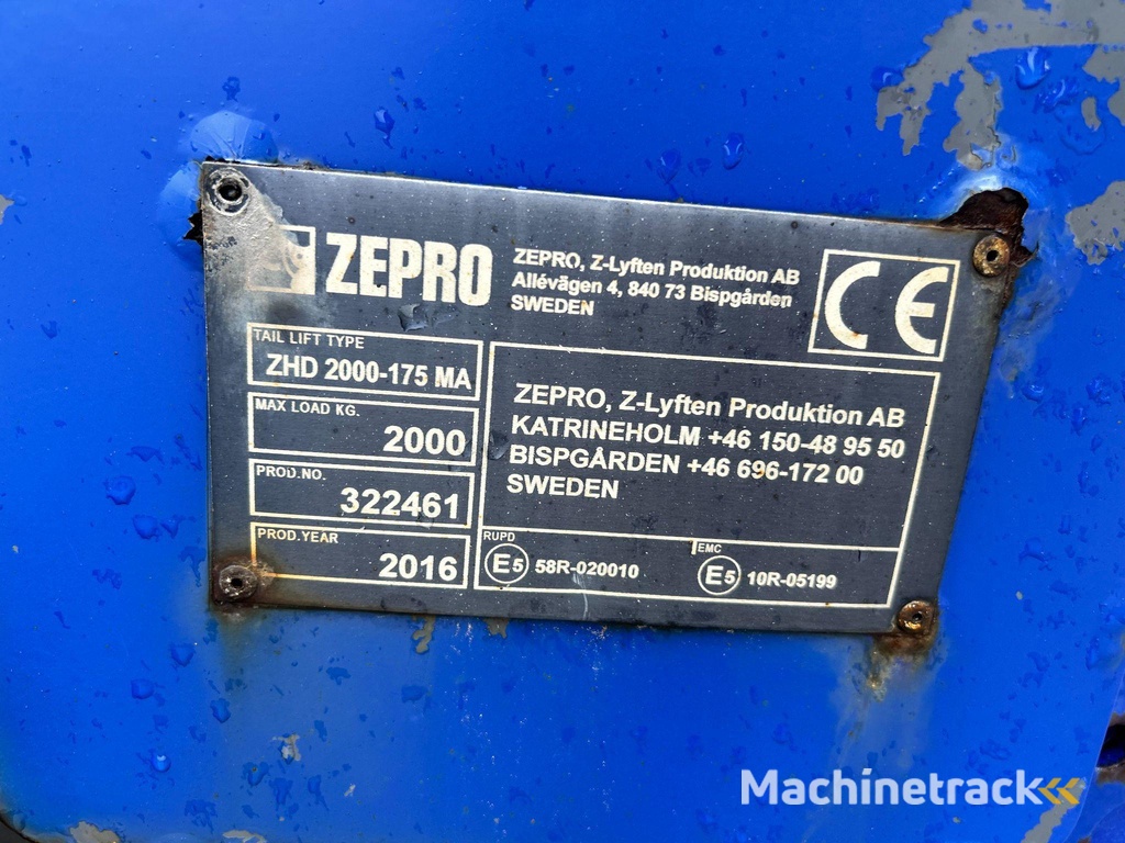 Scania G450 6X2*4 EURO6 + TAIL LIFT