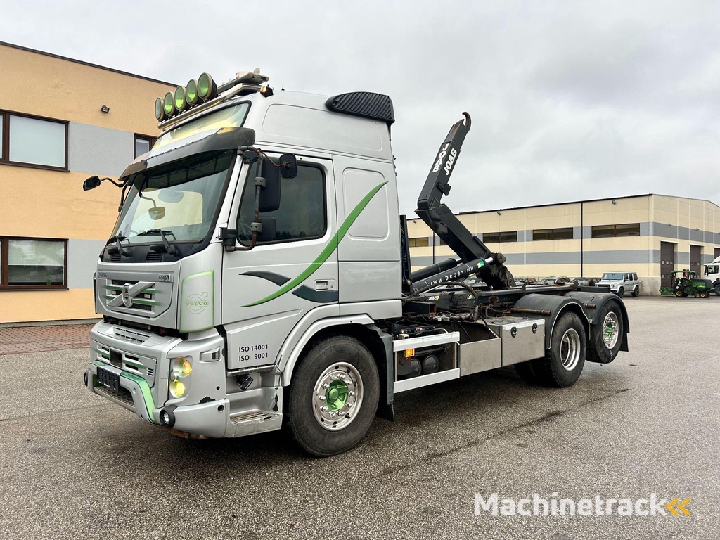 Volvo FM500 6X2 EURO5 + HOOKLIFT + SKIP LOADER