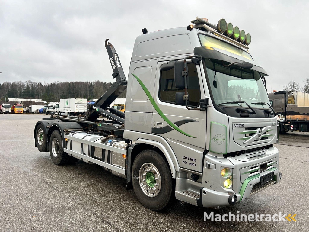 Volvo FM500 6X2 EURO5 + HOOKLIFT + SKIP LOADER