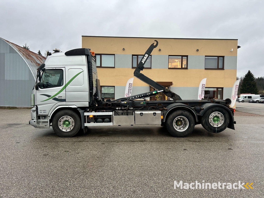 Volvo FM500 6X2 EURO5 + HOOKLIFT + SKIP LOADER