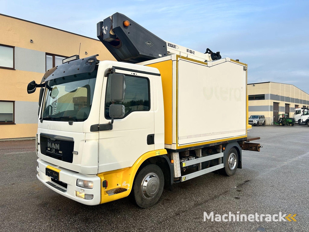 MAN TGL8.180 4X2 EURO5 + VERSALIFT VT-155-FZ