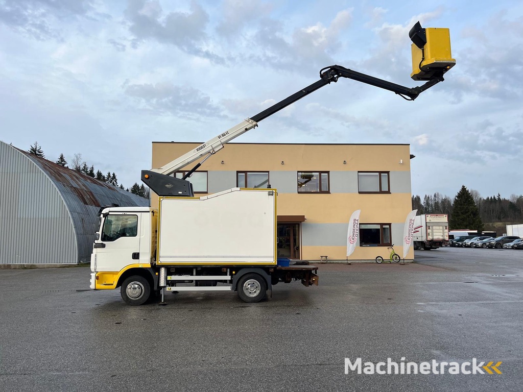MAN TGL8.180 4X2 EURO5 + VERSALIFT VT-155-FZ