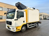 Minituur van MAN TGL8.180 4X2 EURO5 + VERSALIFT VT-155-FZ