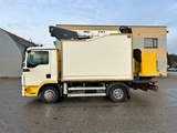 Minituur van MAN TGL8.180 4X2 EURO5 + VERSALIFT VT-155-FZ