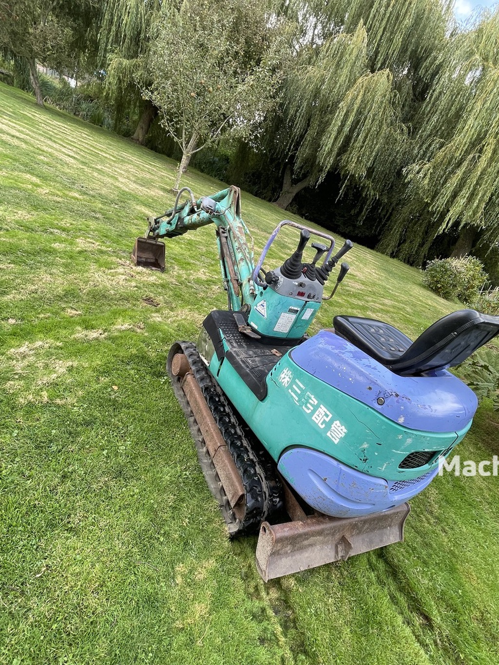 Komatsu pc03 2 mini graver mini graafmachine met sloophamer