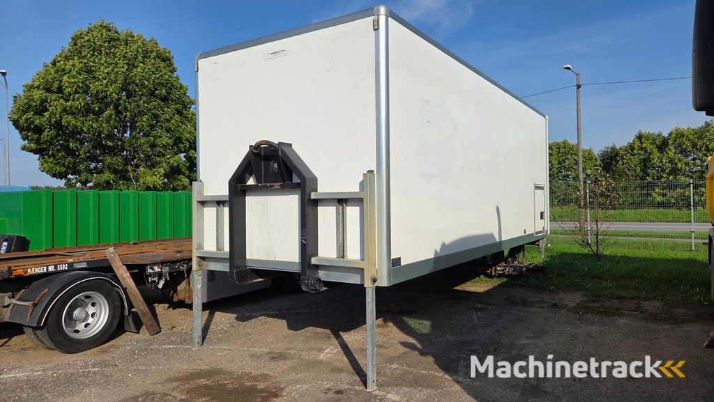 Hooklift box with taillift Zepro 2000kg