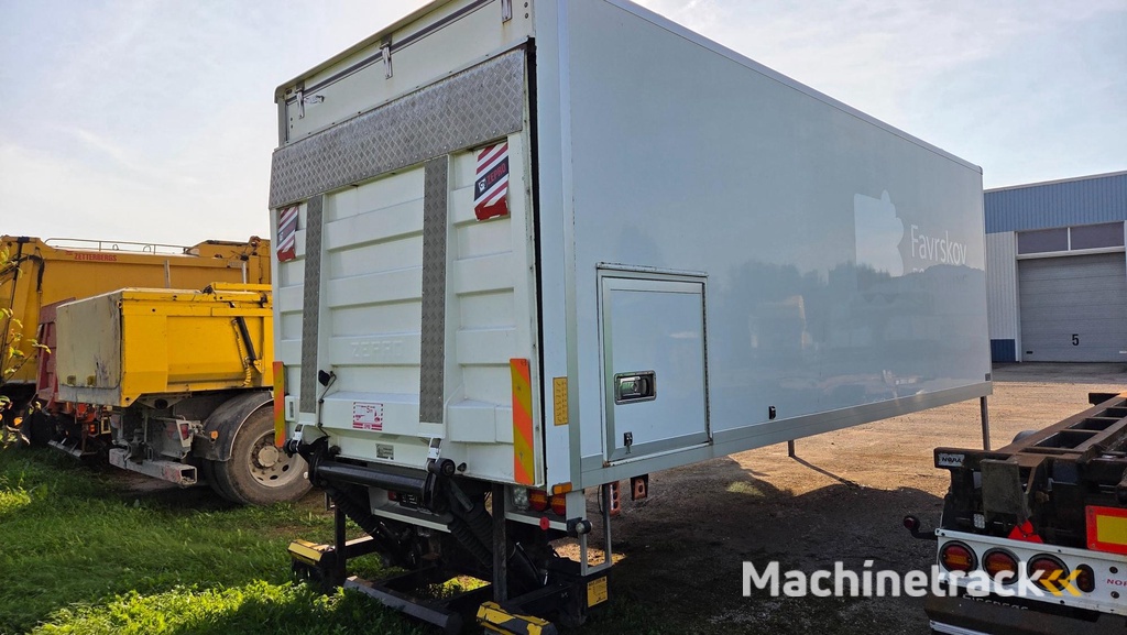 Hooklift box with taillift Zepro 2000kg