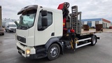 Minituur van Volvo FL280 4X2 HMF 1560 + platform