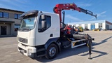 Minituur van Volvo FL280 4X2 HMF 1560 + platform
