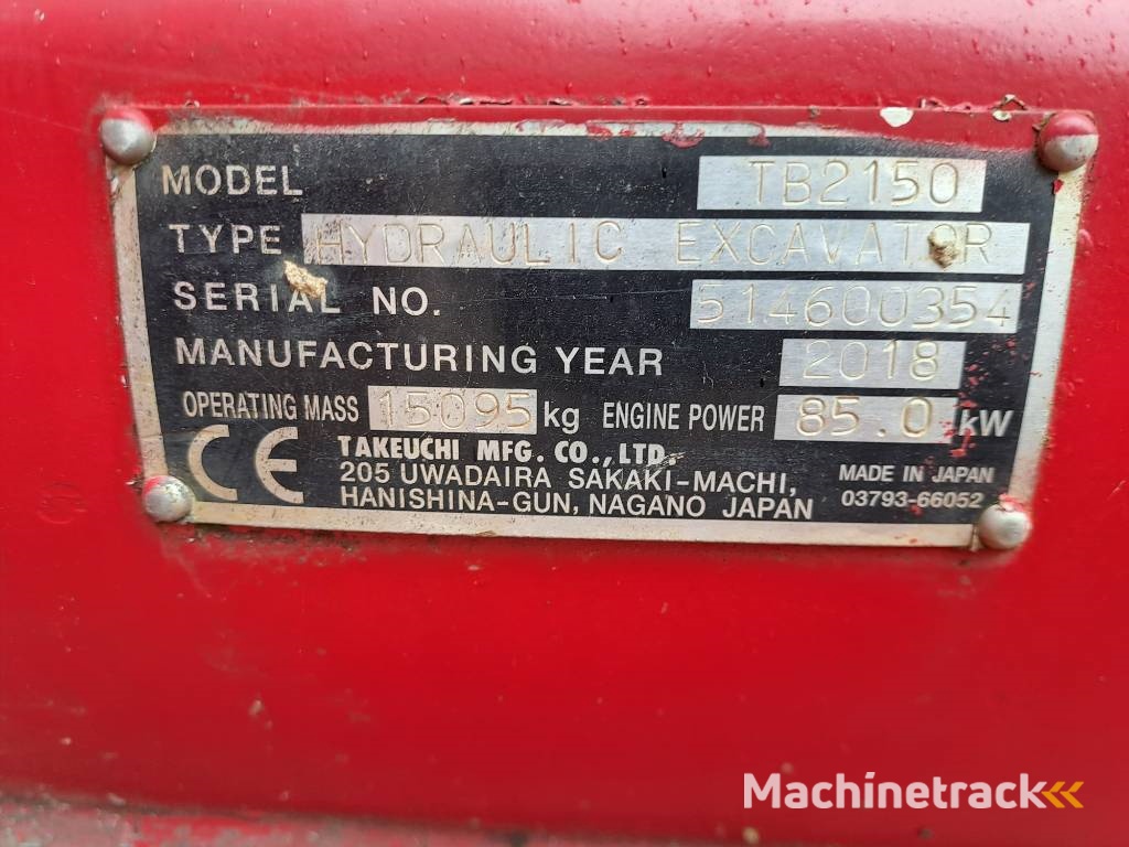 Takeuchi TB 2150