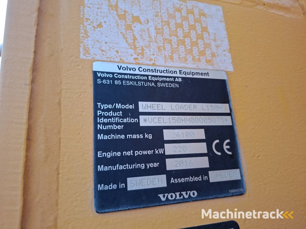 Volvo L 150 H (New Tyres)