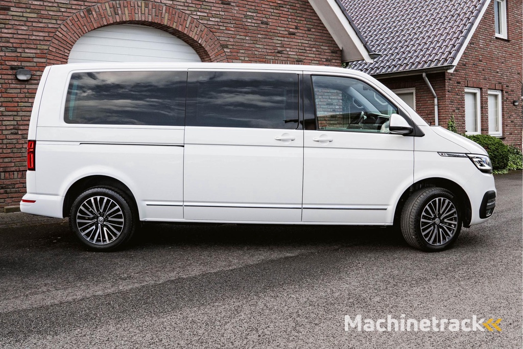 Volkswagen Transporter T6.1 2.0 TDI 204 PK DSG CARAVELLE L2H1 A-KLEP DUB/DUB ACC | LED | Leder | Virtual Cockpit | Privacy glass |