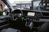 Minituur van Volkswagen Transporter T6.1 2.0 TDI 204 PK DSG CARAVELLE L2H1 A-KLEP DUB/DUB ACC | LED | Leder | Virtual Cockpit | Privacy glass |