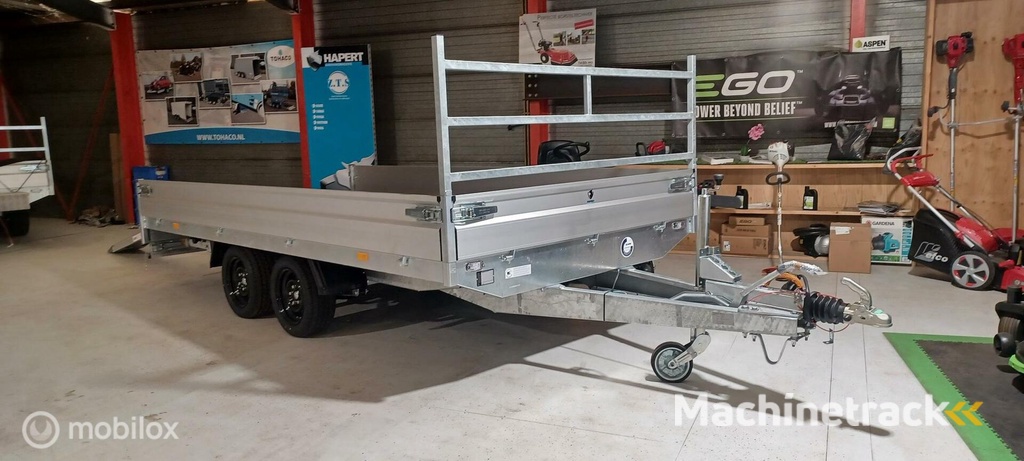 Hapert Azure H2 405 x 200 cm, Parabool vering, Oprijpakket