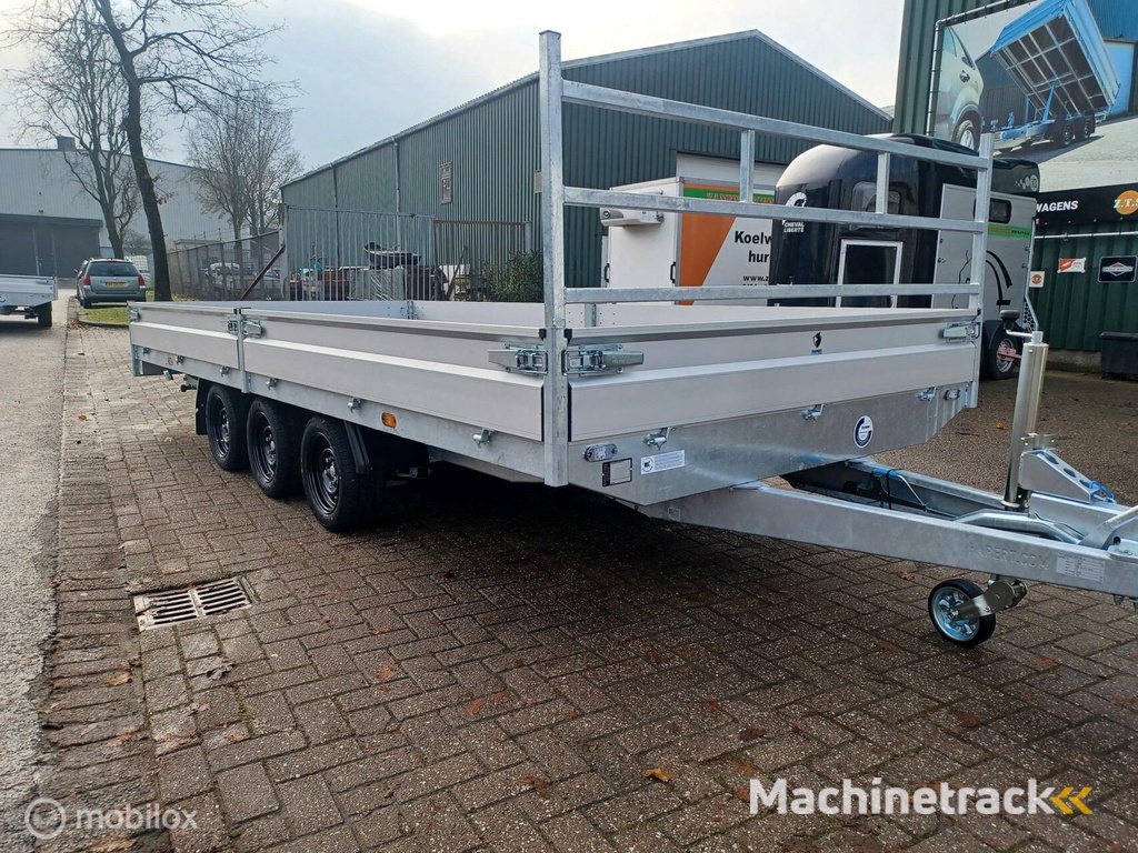 Hapert Azure H3 plateauwagen 3 asser