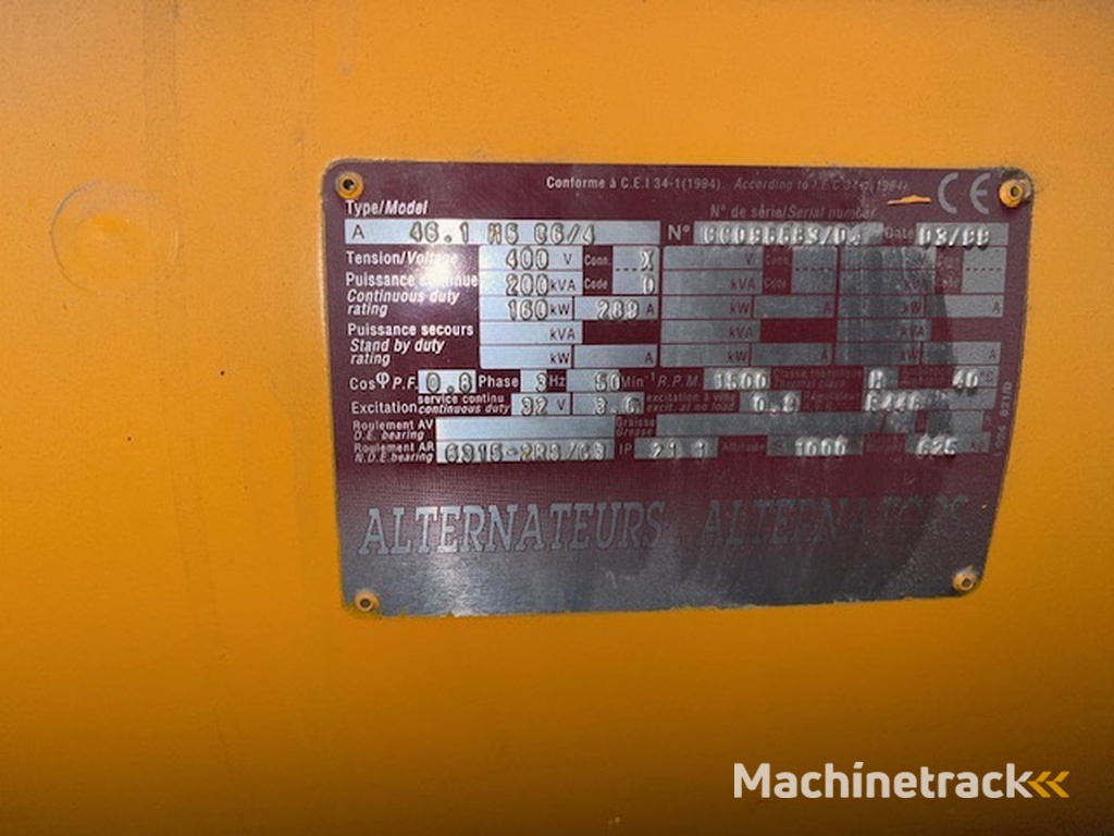 200 kVa Volvo Penta TD1010G DN ENERGIE