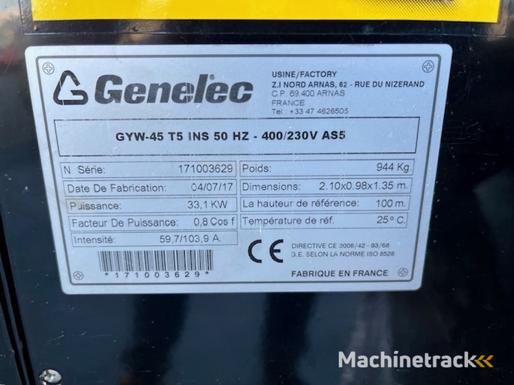 45 kVa GENELEC DN ENERGIE