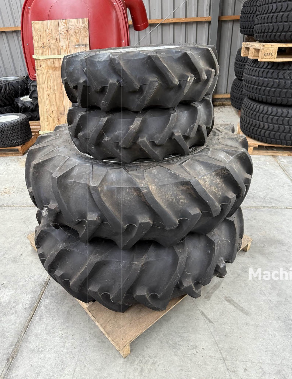 Akker- en gazonbanden voor tuin- en parkmachines + set aanhanger/caravan banden