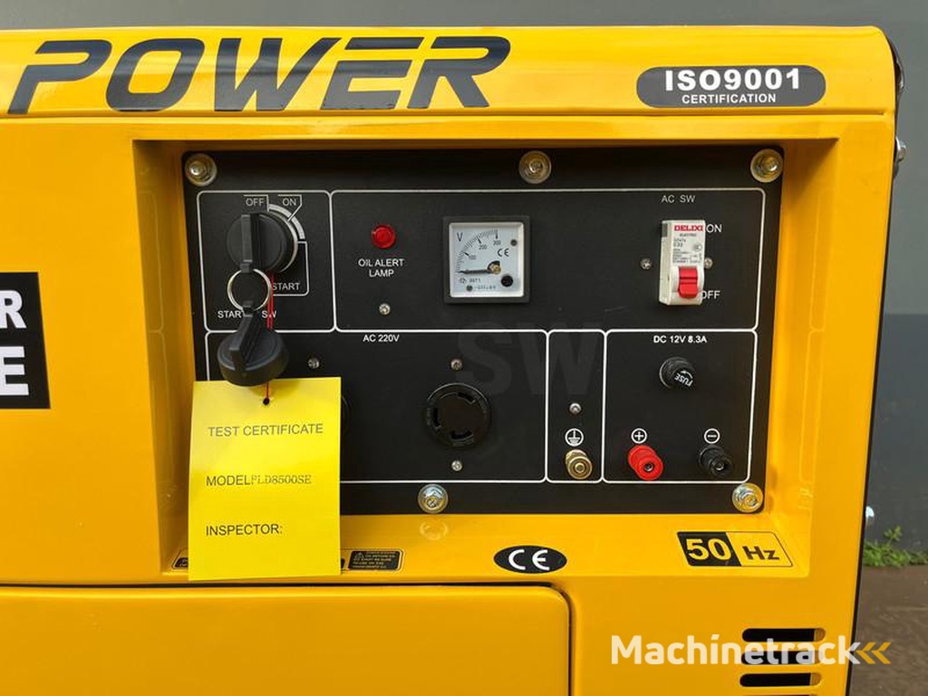 nc PLD8500SE 8 kVA silent generator