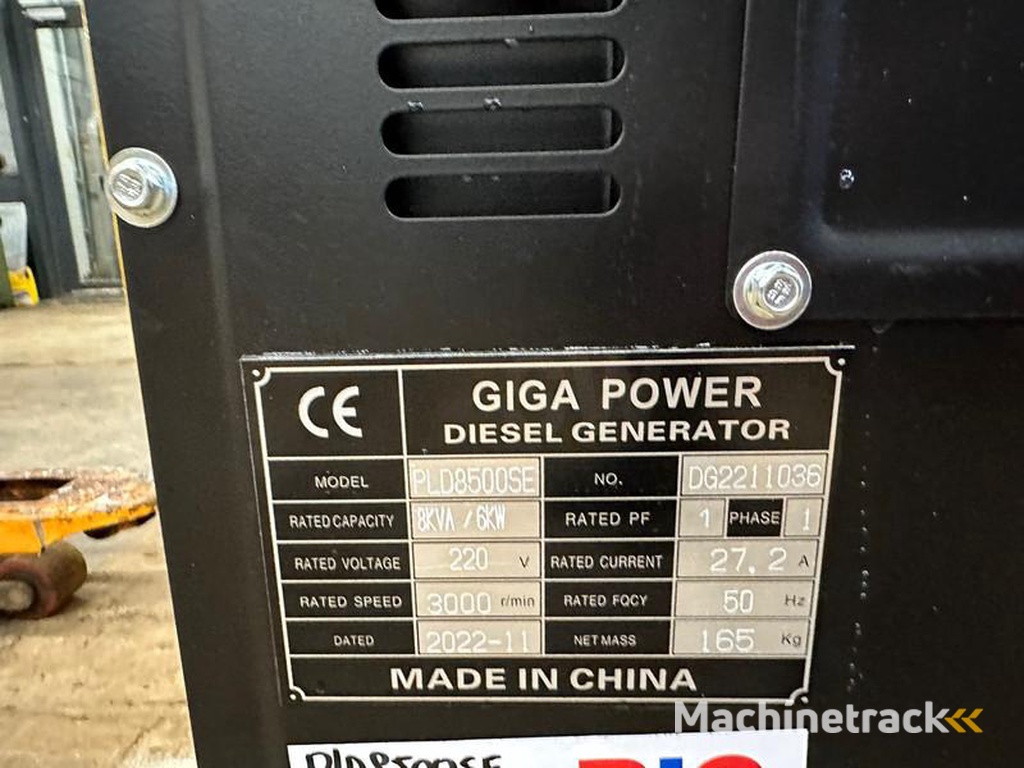 nc PLD8500SE 8 kVA silent generator